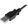 StarTech.com Micro-USB įkrovimo ir sinchronizavimo kabelis M/M – stačiu kampu Micro-USB – 24 AWG – 0,5 m
