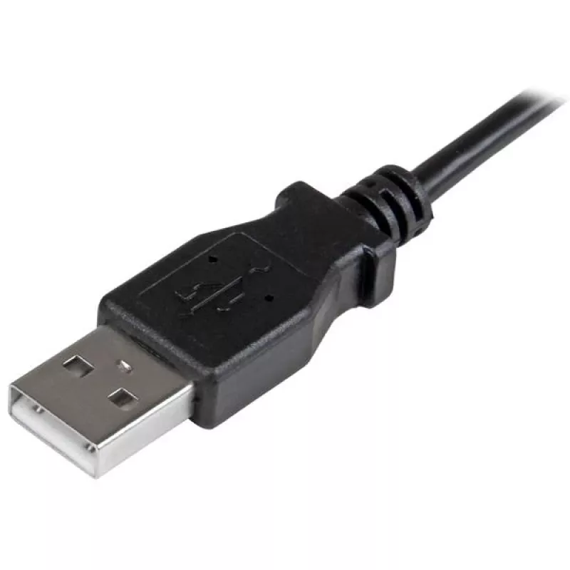 StarTech.com Micro-USB įkrovimo ir sinchronizavimo kabelis M/M – stačiu kampu Micro-USB – 24 AWG – 0,5 m