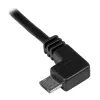 StarTech.com Micro-USB įkrovimo ir sinchronizavimo laidas M/M – kairysis kampinis Micro-USB – 24 AWG – 0,5 m