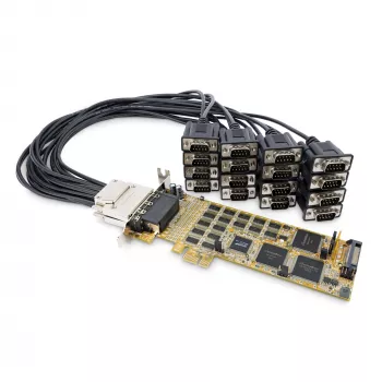 StarTech.com 16 prievadų žemo profilio nuoseklioji kortelė RS232 PCI Express