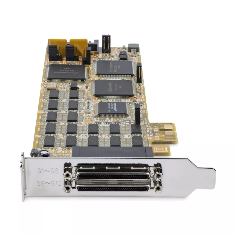 StarTech.com 16 prievadų žemo profilio nuoseklioji kortelė RS232 PCI Express