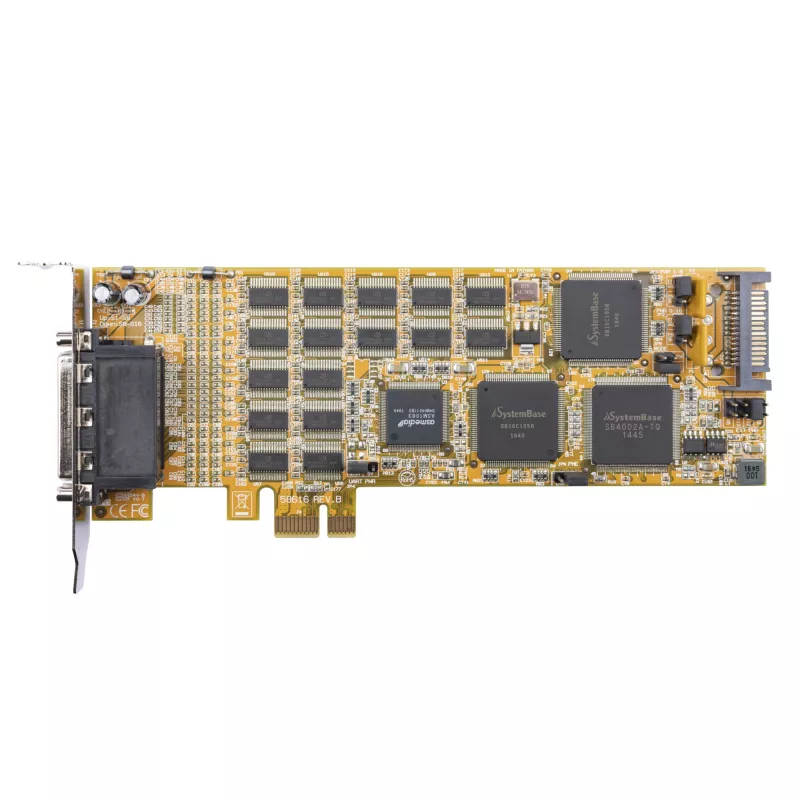StarTech.com 16 prievadų žemo profilio nuoseklioji kortelė RS232 PCI Express
