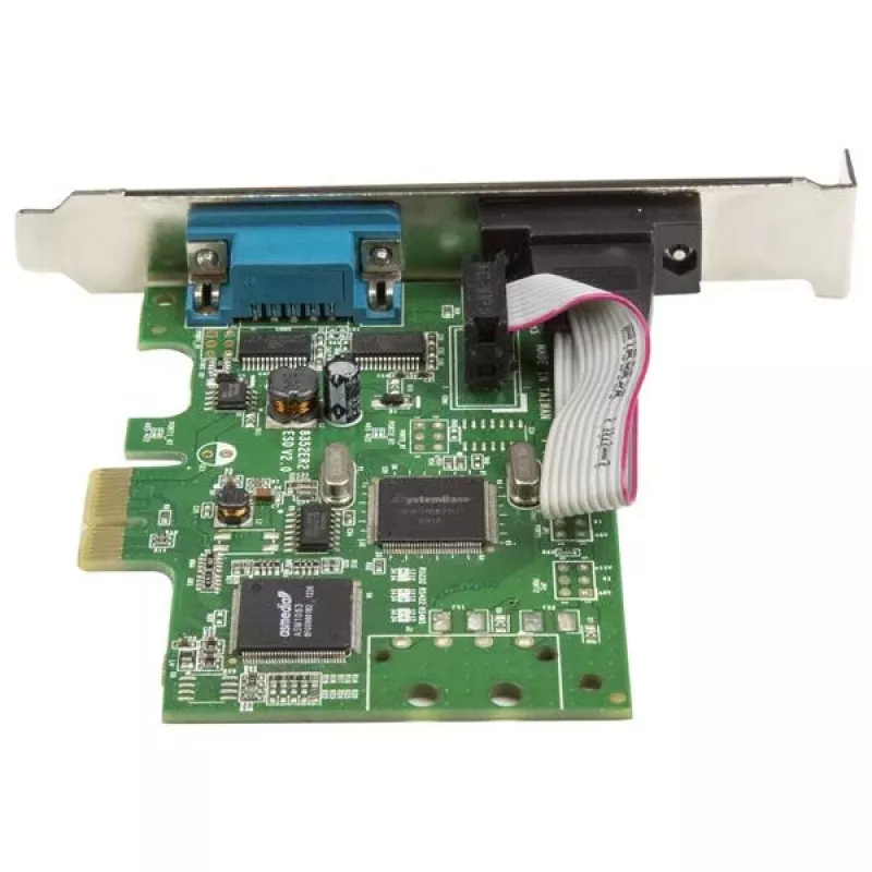 StarTech.com 2 prievadų PCI Express RS232 serijinė kortelė su 16C1050 UART