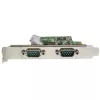 StarTech.com 2 prievadų PCI Express RS232 serijinė kortelė su 16C1050 UART