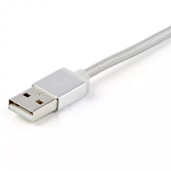 StarTech.com 1 m USB kelių įrenginių įkrovimo laidas – USB į Micro-USB, USB-C arba Lightning, skirtas iPhone/iPad/iPod/Android, Apple MFi sertifikuotas, 3 viename USB įkroviklis, pintas