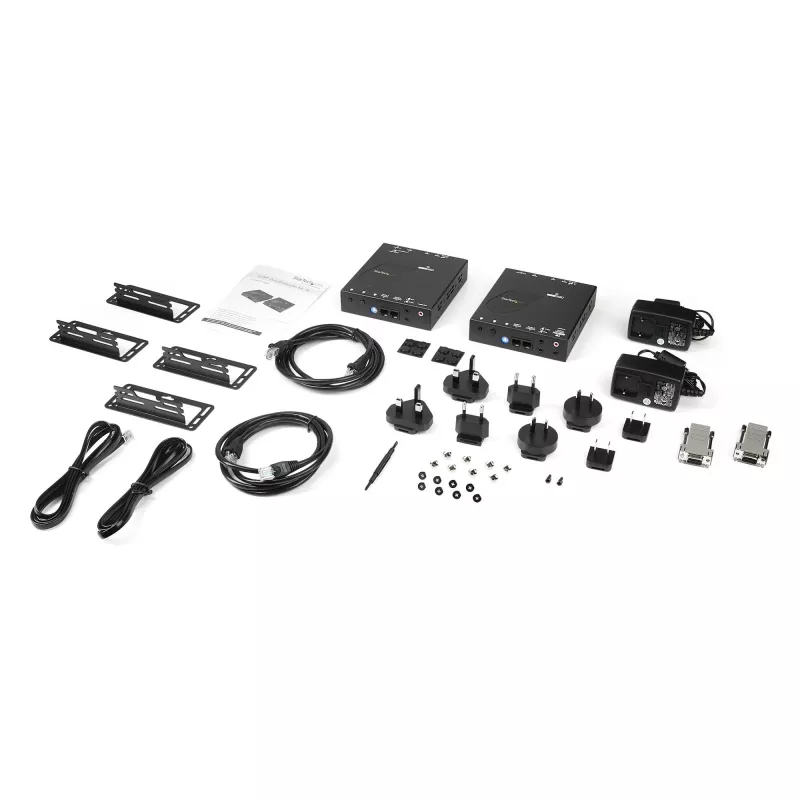 StarTech.com 4K HDMI per IP išplėtimo rinkinys su vaizdo valdymo programa, keičiamo dydžio AV per IP su AVoIP vaizdo sienele