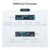 StarTech.com 4K HDMI per IP išplėtimo rinkinys su vaizdo valdymo programa, keičiamo dydžio AV per IP su AVoIP vaizdo sienele
