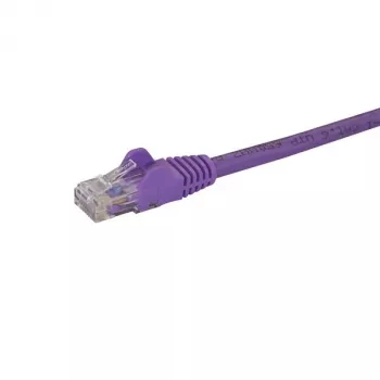 StarTech.com 5m CAT6 Ethernet kabelis - Violetinis CAT 6 Gigabit Ethernet Laidas - 250MHz 100W PoE RJ45 UTP Tinklo/Prijungimo Laidas Su Apsauga Nuo Užkabinimo ir Įtempimo Mažinimu, Individualiai Išbandytas
