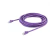 StarTech.com 5m CAT6 Ethernet kabelis - Violetinis CAT 6 Gigabit Ethernet Laidas - 250MHz 100W PoE RJ45 UTP Tinklo/Prijungimo Laidas Su Apsauga Nuo Užkabinimo ir Įtempimo Mažinimu, Individualiai Išbandytas