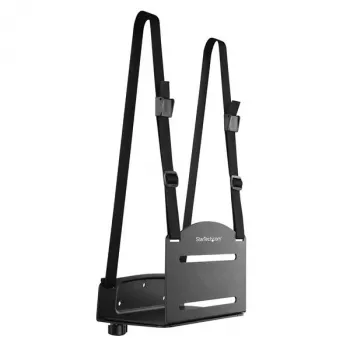 StarTech.com CPU laikiklis – reguliuojamas kompiuterio tvirtinimas prie sienos, universalus, 10 kg, juodas, plieninis, vertikalus