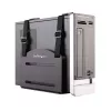 StarTech.com CPU laikiklis – reguliuojamas kompiuterio tvirtinimas prie sienos, universalus, 10 kg, juodas, plieninis, vertikalus