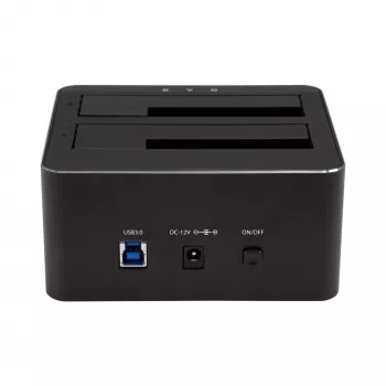 StarTech.com dviejų diskų USB 3.0 į SATA kietojo disko dokas, išorinis 2,5/3,5 colio SATA I/II/III SSD/HDD dokas, karštas keitimas, viršutinis įkrovimas