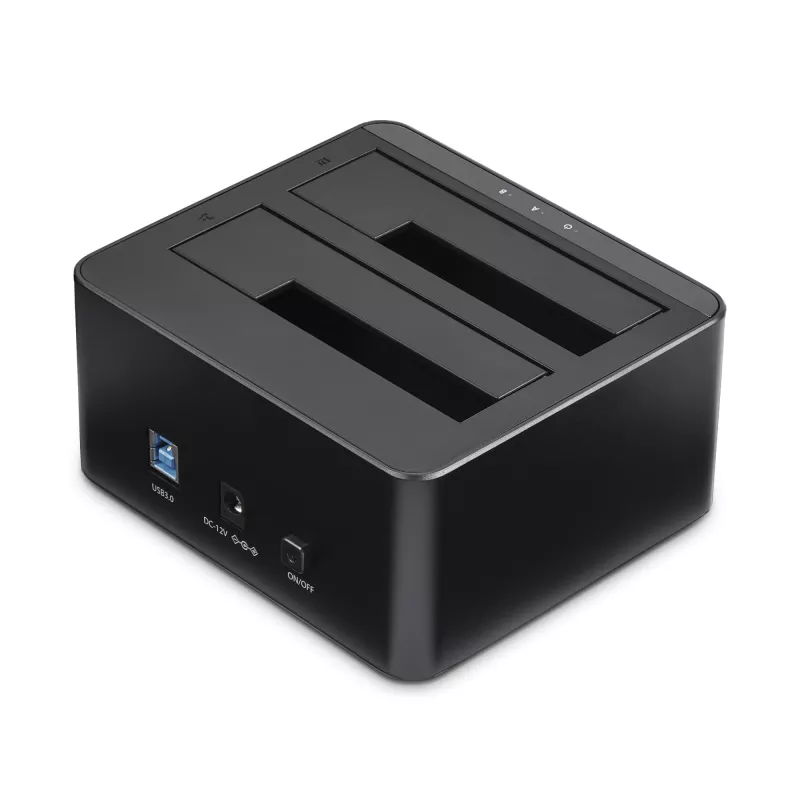StarTech.com dviejų diskų USB 3.0 į SATA kietojo disko dokas, išorinis 2,5/3,5 colio SATA I/II/III SSD/HDD dokas, karštas keitimas, viršutinis įkrovimas