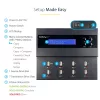 StarTech.com USB atmintinių kopijavimo ir trynimo įrenginys 1:7, 1,5 GB/min, LCD ekranu - TAA