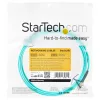 StarTech.com 3 m (10 ft) LC/UPC į LC/UPC OM4 daugiamodis šviesolaidinis kabelis, 50/125 µm LOMMF/VCSEL Zipcord, 100G, maži nuostoliai - LSZH šviesolaidinis trumpiklis