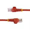 StarTech.com Cat5e Ethernet Patch Cable su Snagless RJ45 jungtimis - 10 m, Raudona