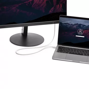 StarTech.com Thunderbolt 3 kabelis - 20Gbps - 2m - Baltas - suderinamas su Thunderbolt, USB ir DisplayPort