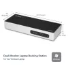 StarTech.com USB 3.0 dokavimo stotelė su dviem monitoriais – HDMI, DVI/VGA, 6 prievadų USB 3.1 5Gbps šakotuvas, GbE, garsas – universali Type-A dokavimo stotelė, skirta Windows ir Mac