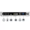 StarTech.com USB 3.0 dokavimo stotelė su dviem monitoriais – HDMI, DVI/VGA, 6 prievadų USB 3.1 5Gbps šakotuvas, GbE, garsas – universali Type-A dokavimo stotelė, skirta Windows ir Mac