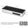 StarTech.com USB 3.0 dokavimo stotelė su dviem monitoriais – HDMI, DVI/VGA, 6 prievadų USB 3.1 5Gbps šakotuvas, GbE, garsas – universali Type-A dokavimo stotelė, skirta Windows ir Mac