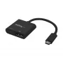 StarTech.com USB-C į DisplayPort adapteris su maitinimo tiekimu – 4K 60Hz HBR2 – USB Type-C į DP 1.2 monitoriaus vaizdo keitiklis su įkrovimu – 60W PD perdavimas – suderinamas su Thunderbolt 3