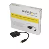 StarTech.com USB-C į DisplayPort adapteris su maitinimo tiekimu – 4K 60Hz HBR2 – USB Type-C į DP 1.2 monitoriaus vaizdo keitiklis su įkrovimu – 60W PD perdavimas – suderinamas su Thunderbolt 3