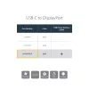 StarTech.com USB-C į DisplayPort adapteris su maitinimo tiekimu – 4K 60Hz HBR2 – USB Type-C į DP 1.2 monitoriaus vaizdo keitiklis su įkrovimu – 60W PD perdavimas – suderinamas su Thunderbolt 3