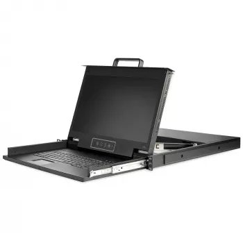 StarTech.com 1U LCD KVM konsolė su 17,3 colių HD ekranu, VGA, USB