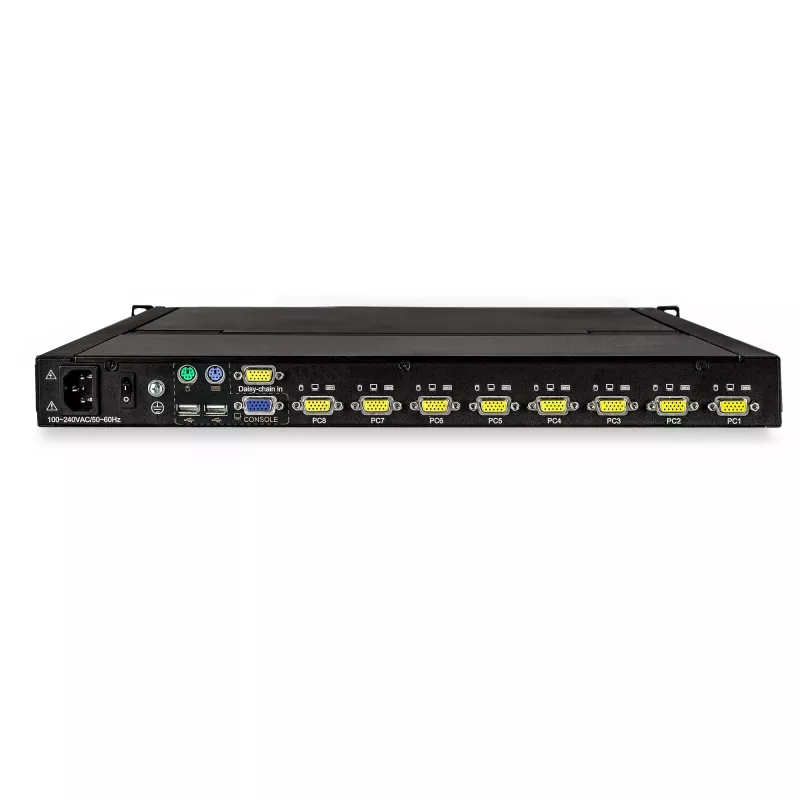 StarTech.com 8 prievadų 1U KVM konsolė su 17 colių LCD ekranu, USB + VGA