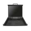 „StarTech.com“ 16 prievadų stovo KVM konsolė su 6 pėdų kabeliais – integruotas KVM jungiklis su 19 colių LCD monitoriumi – pilnai įrengtas 1U LCD KVM stalčius – OSD KVM – patvarus 50 000 MTBF – USB + VGA palaikymas