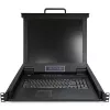 StarTech.com 16 prievadų stelažinis KVM konsolė su 6 pėdų kabeliais – integruotas KVM jungiklis su 17 colių LCD monitoriumi – pilnai įrengtas 1U LCD KVM stalčius – OSD KVM – patvarus 50 000 MTBF – USB + VGA palaikymas