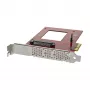 StarTech.com U.2 į PCIe adapteris 2,5 colio U.2 NVMe SSD - SFF-8639 - x4 PCI Express 4.0