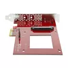 StarTech.com U.2 į PCIe adapteris 2,5 colio U.2 NVMe SSD - SFF-8639 - x4 PCI Express 4.0