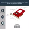 StarTech.com U.2 į PCIe adapteris 2,5 colio U.2 NVMe SSD - SFF-8639 - x4 PCI Express 4.0
