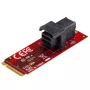 StarTech.com U.2 (SFF-8643) į M.2 PCI Express 3.0 x4 pagrindinės plokštės adapterio kortelė, skirta 2,5 colio U.2 NVMe SSD