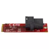 StarTech.com U.2 (SFF-8643) į M.2 PCI Express 3.0 x4 pagrindinės plokštės adapterio kortelė, skirta 2,5 colio U.2 NVMe SSD