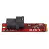 StarTech.com U.2 (SFF-8643) į M.2 PCI Express 3.0 x4 pagrindinės plokštės adapterio kortelė, skirta 2,5 colio U.2 NVMe SSD