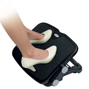 StarTech.com reguliuojama pakojė po stalu, juoda, aliuminis, plastikas, -30 - 0°, RoHS, TAA, REACH, CE, 45 cm, 35 cm
