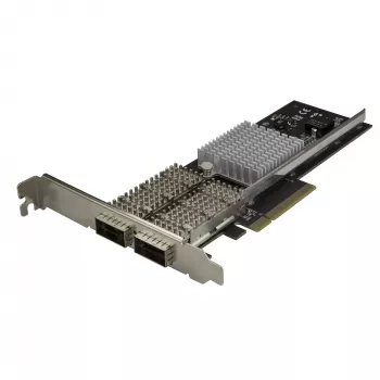 „StarTech.com“ dviejų prievadų 40G QSFP+ tinklo plokštė – Intel XL710 atviras QSFP+ konverguotas adapteris – PCIe 40 gigabitų Ethernet serverio NIC – 40GbE šviesolaidžio LAN plokštė – Dell PowerEdge HPE ProLiant