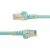 StarTech.com 2m CAT6a Ethernet kabelis - 10 Gigabit ekranuotas RJ45 100W PoE jungiamasis laidas - 10GbE STP tinklo laidas su įtempimo mažinimu - Aqua, individualiai išbandytas / laidai UL sertifikuoti / TIA
