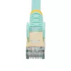StarTech.com 2m CAT6a Ethernet kabelis - 10 Gigabit ekranuotas RJ45 100W PoE jungiamasis laidas - 10GbE STP tinklo laidas su įtempimo mažinimu - Aqua, individualiai išbandytas / laidai UL sertifikuoti / TIA
