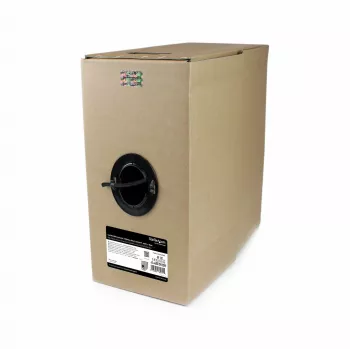 StarTech.com Cat6 eterninis kabelis – 304,8 m – vientisas – CMR – juodas – TAA