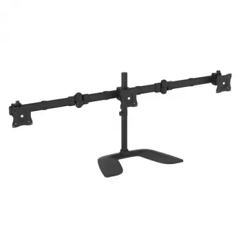 StarTech.com Trivietis monitorių stovas – sukamosiomis rankomis, spaustuvinis, 24 kg, 33 cm (13 colių), 68,6 cm (27 coliai), 100 x 100 mm, juodas