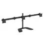 StarTech.com Trivietis monitorių stovas – sukamosiomis rankomis, spaustuvinis, 24 kg, 33 cm (13 colių), 68,6 cm (27 coliai), 100 x 100 mm, juodas