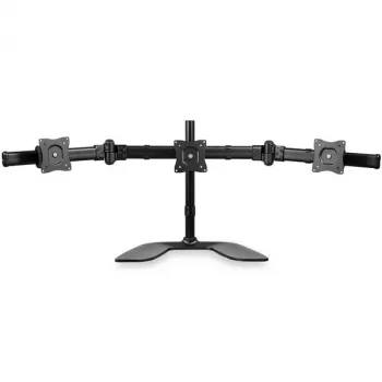 StarTech.com Trivietis monitorių stovas – sukamosiomis rankomis, spaustuvinis, 24 kg, 33 cm (13 colių), 68,6 cm (27 coliai), 100 x 100 mm, juodas