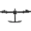 StarTech.com Trivietis monitorių stovas – sukamosiomis rankomis, spaustuvinis, 24 kg, 33 cm (13 colių), 68,6 cm (27 coliai), 100 x 100 mm, juodas