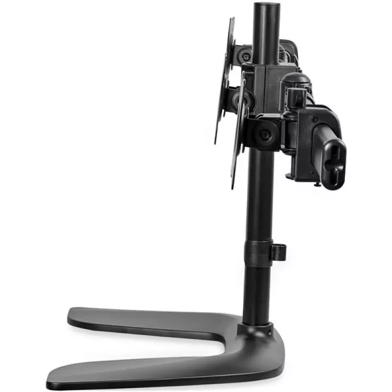 StarTech.com Trivietis monitorių stovas – sukamosiomis rankomis, spaustuvinis, 24 kg, 33 cm (13 colių), 68,6 cm (27 coliai), 100 x 100 mm, juodas