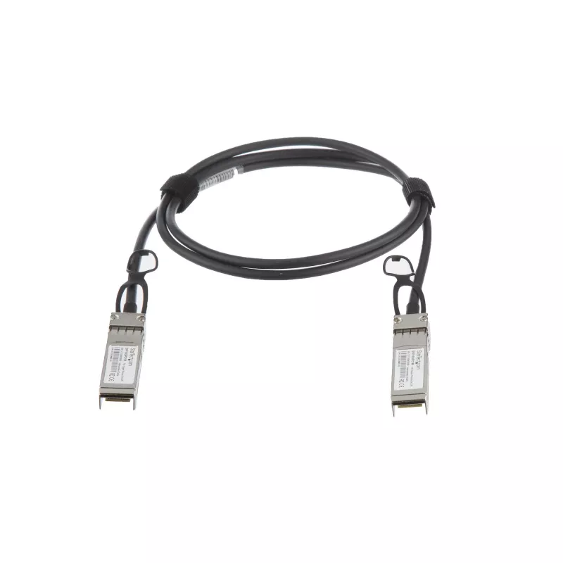 StarTech.com MSA suderinamas 1 m 10G SFP+ į SFP+ tiesioginio prijungimo atšakos kabelis Twinax - 10 GbE SFP+ varinis DAC 10 Gbps mažos galios pasyvus siųstuvas-imtuvas