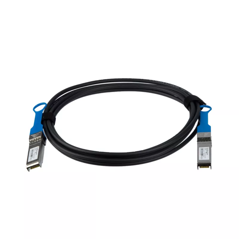 StarTech.com HPE J9283B suderinamas 3 m 10G SFP+ į SFP+ tiesioginio prijungimo varinis kabelis Twinax - 10GbE SFP+ varinis DAC, 10 Gbps, mažos galios, pasyvus, Mini GBIC/keitiklio modulis DAC, Firepower 1040, 2930F