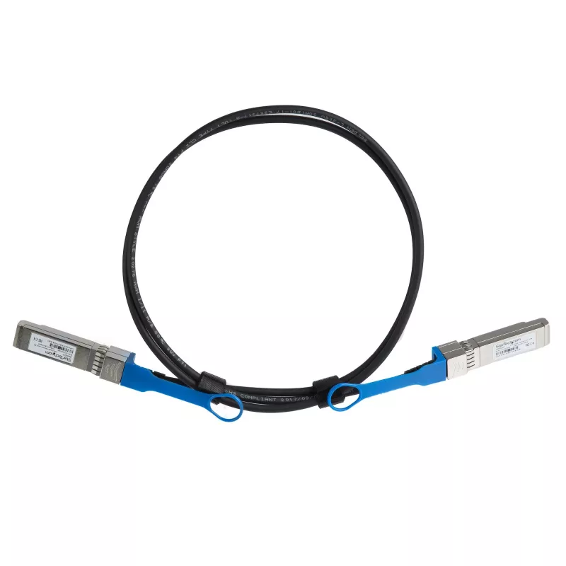 StarTech.com HPE JD096C suderinamas 1,2 m 10G SFP+ į SFP+ tiesioginio prijungimo varinis kabelis Twinax - 10GbE SFP+ varinis DAC 10 Gbps mažos galios pasyvus Mini GBIC/Siųstuvas-imtuvas modulis DAC Firepower A5500 5800